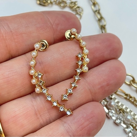 CLAIRE’S Necklace and Earrings Set Multi-Later Chain - Picture 3 of 7